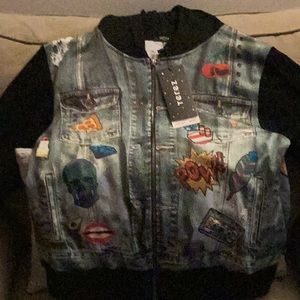 Jean Jacket with hood
